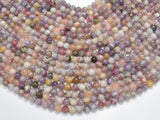 Pink Tourmaline Beads, 6mm Round-BeadBeyond