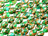 Mosaic Stone Beads, Oval Beads-BeadBeyond