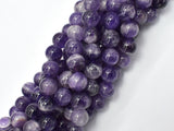 Amethyst, Dog Tooth Amethyst, 10mm (10.3mm), Round-BeadBeyond