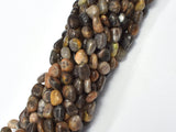 Black Sunstone, 7x9mm, Nugget Beads, 15.5 Inch-BeadBeyond
