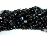 Agate Beads, Faceted Round, 4mm, 15 Inch-Gems: Round & Faceted-BeadBeyond