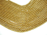 Hematite Beads-Gold, 6mm Round Beads-Gems: Round & Faceted-BeadBeyond
