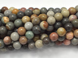 Polychrome Jasper, 8mm Round Bead-Gems: Round & Faceted-BeadBeyond