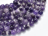 Amethyst, Dog Tooth Amethyst, 10mm (10.3mm), Round-BeadBeyond
