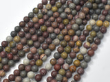 Artistic Jasper Beads, 6mm (6.3mm), Round Beads-Gems: Round & Faceted-BeadBeyond