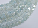 Aquamarine 8.5-9.5mm Coin Beads-BeadBeyond