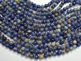 Sodalite Beads, 8mm (8.5mm), Round, 15 Inch-BeadBeyond