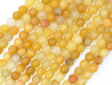 Yellow Jade Beads, Round, 6mm, 15.5 Inch-Gems: Round & Faceted-BeadBeyond