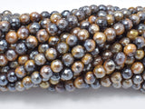 Mystic Coated Tiger Eye Beads, 6mm Faceted, AB Coated-Gems: Round & Faceted-BeadBeyond