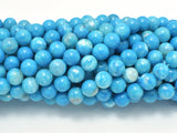 Blue Fire Agate, 8mm (8.3mm) Round-Agate: Round & Faceted-BeadBeyond
