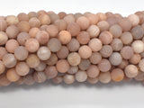Matte Sunstone Beads, Round, 6mm-Gems: Round & Faceted-BeadBeyond