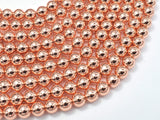 Hematite Beads-Rose Gold, 8mm Round-Gems: Round & Faceted-BeadBeyond