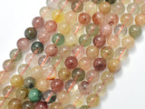 Mixed Rutilated Quartz, 8mm (8.5mm) Round-Gems: Round & Faceted-BeadBeyond