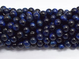Tiger Eye-Blue 8mm Round Beads-BeadBeyond