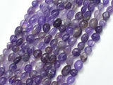 Amethyst, 6x7mm Nugget Beads, 15.5 Inch-BeadBeyond
