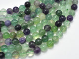 Fluorite, Rainbow Fluorite, 8mm, Round-BeadBeyond