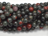 African Bloodstone, 8mm Round Beads-BeadBeyond