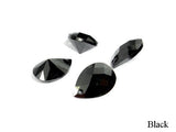 CZ beads, Faceted Pear, Pointed Back, 7x10mm-Cubic Zirconia-BeadBeyond