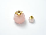Rose Quartz Essential Oil Bottle-Gems:Assorted Shape-BeadBeyond
