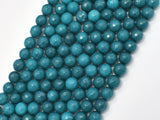 Jade Beads, Peacock Green, 8mm Faceted Round-Gems: Round & Faceted-BeadBeyond