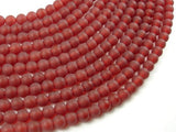 Matte Carnelian Beads, 6mm Round Beads-Gems: Round & Faceted-BeadBeyond