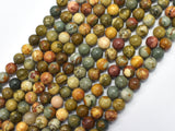 Natural Owyhee Picture Jasper 6mm Round-BeadBeyond