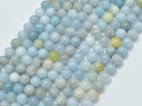 Aquamarine Beads, 6mm (6.5mm) Round Beads-Gems: Round & Faceted-BeadBeyond