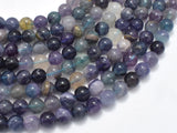 Fluorite Beads, Rainbow Fluorite, 8mm, Round 15 Inch-BeadBeyond