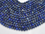 Lapis Lazuli, 8mm Blue Round Beads-BeadBeyond