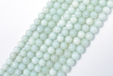 Amazonite Beads, Round, 8mm (8.5mm)-Gems: Round & Faceted-BeadBeyond