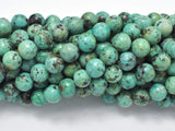 African Turquoise Beads, 8mm Round-Gems: Round & Faceted-BeadBeyond