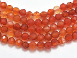 Carnelian Beads, 3mm Micro Faceted Round-Gems: Round & Faceted-BeadBeyond