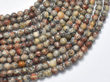 Gray Red Picture Jasper, 6mm (6.5mm)-BeadBeyond