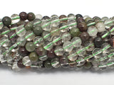 Phantom Quartz, Lodolite Quatz, 6mm Round-BeadBeyond