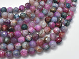 Agate Beads, Multi Color, 8mm Faceted Round-Gems: Round & Faceted-BeadBeyond