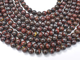 Tiger Iron Beads, Round, 8mm-Gems: Round & Faceted-BeadBeyond