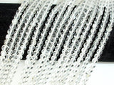 Clear Quartz Beads, 4mm (4.5mm) Round Beads-Gems: Round & Faceted-BeadBeyond