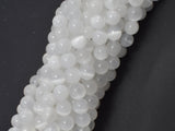 AA Selenite, Gypsum, 6mm (6.3mm) Round-BeadBeyond
