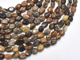 Black Sunstone, 7x9mm, Nugget Beads, 15.5 Inch-BeadBeyond