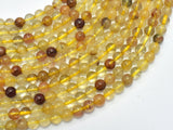 Mixed Rutilated Quartz, 6mm (6.4mm), Round-BeadBeyond