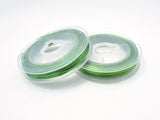 2Rolls Green Stretch Elastic Beading Cord, 0.5mm, 2 Rolls-20 Meters-Metal Findings & Charms-BeadBeyond