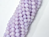 Jade Beads, Lavender, 6mm Faceted Round, 15.5 Inch-Gems: Round & Faceted-BeadBeyond