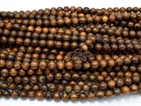 Tiger Skin Sandalwood Beads, 8mm Round Beads-Wood-BeadBeyond
