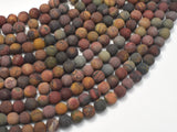 Matte Picasso Jasper Beads, 6mm, Round Beads-Gems: Round & Faceted-BeadBeyond