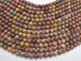 Leopard Skin Jasper, 8mm (8.6mm) Round-Gems: Round & Faceted-BeadBeyond
