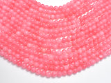 Jade Beads-Pink, 6mm Round Beads-BeadBeyond