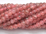 Rhodochrosite Beads, 3.6-3.8mm Round Beads-BeadBeyond