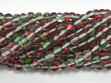 Mystic Aura Quartz-Red, Green, 6mm, Round-BeadBeyond