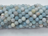 Aquamarine Beads,6mm (6.3mm) Round Beads-Gems: Round & Faceted-BeadBeyond