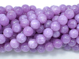 Malaysia Jade Beads- Lilac, 8mm (8.4mm) Round-Gems: Round & Faceted-BeadBeyond
